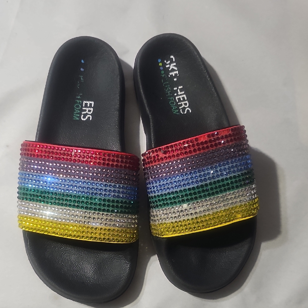 Skechers Rainbow Slide Sandals